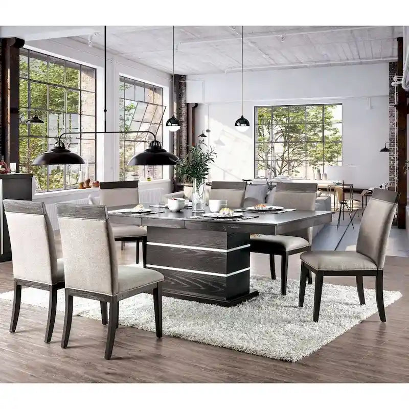 Chaises d'appoint rembourrées espresso (ensemble de 2)
