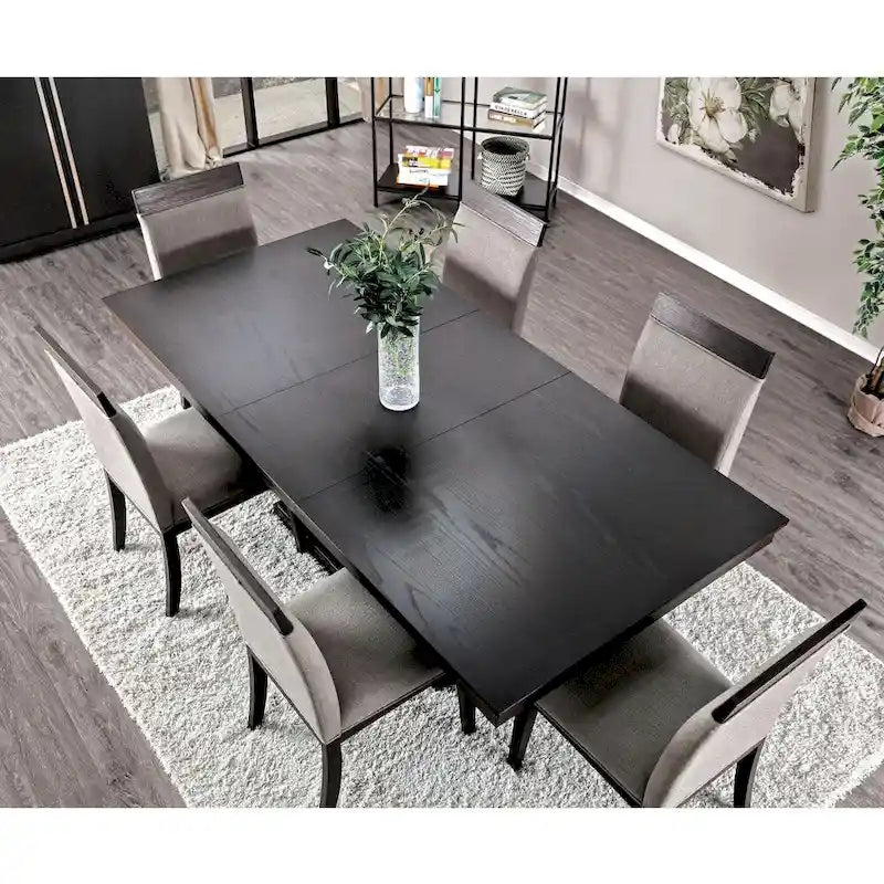 Chaises d'appoint rembourrées espresso (ensemble de 2)