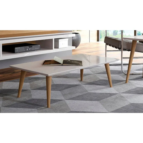 Utopia 17.52 High Rectangle Coffee Table with Splayed Legs