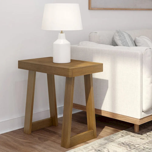 Table d'appoint à deux niveaux de style moderne