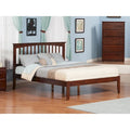 Mission King Platform Bed in Walnut
