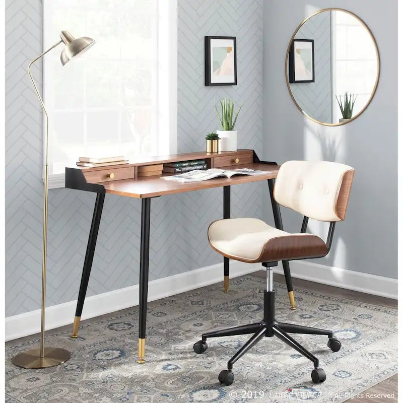 Chaise de bureau moderne simple du milieu du siècle