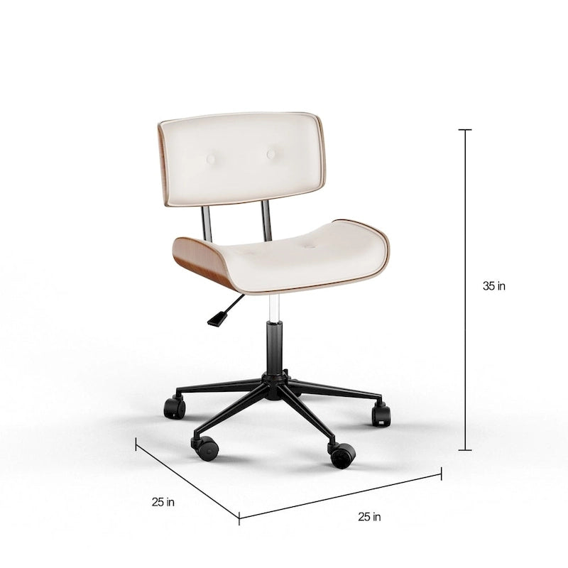 Chaise de bureau moderne simple du milieu du siècle