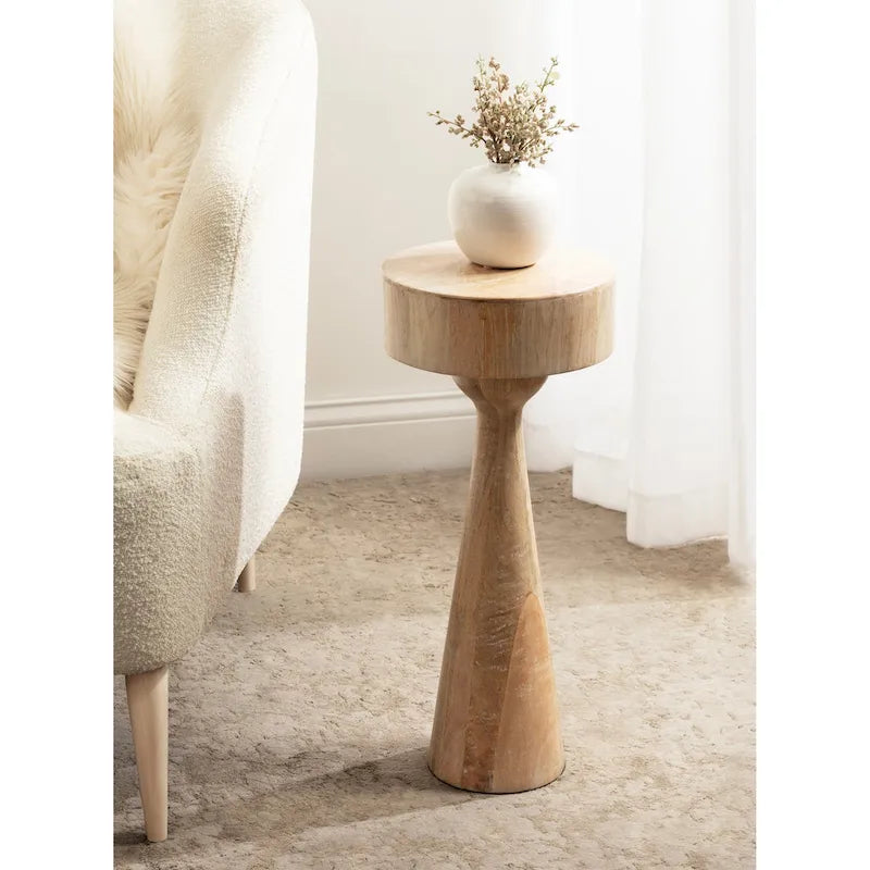 Kate and Laurel Solbrett Wood Drink Table