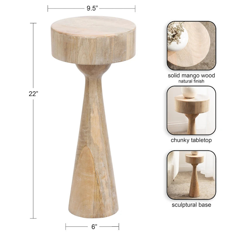 Table à boissons en bois